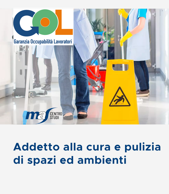 Addetto alla cura e pulizia di spazi ed ambienti ED.3